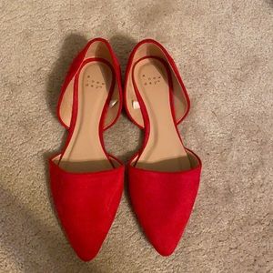 NWOT a new day Red Flats